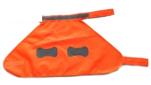 Chaleco identificativo «no me toques» — foto real del tipo de producto